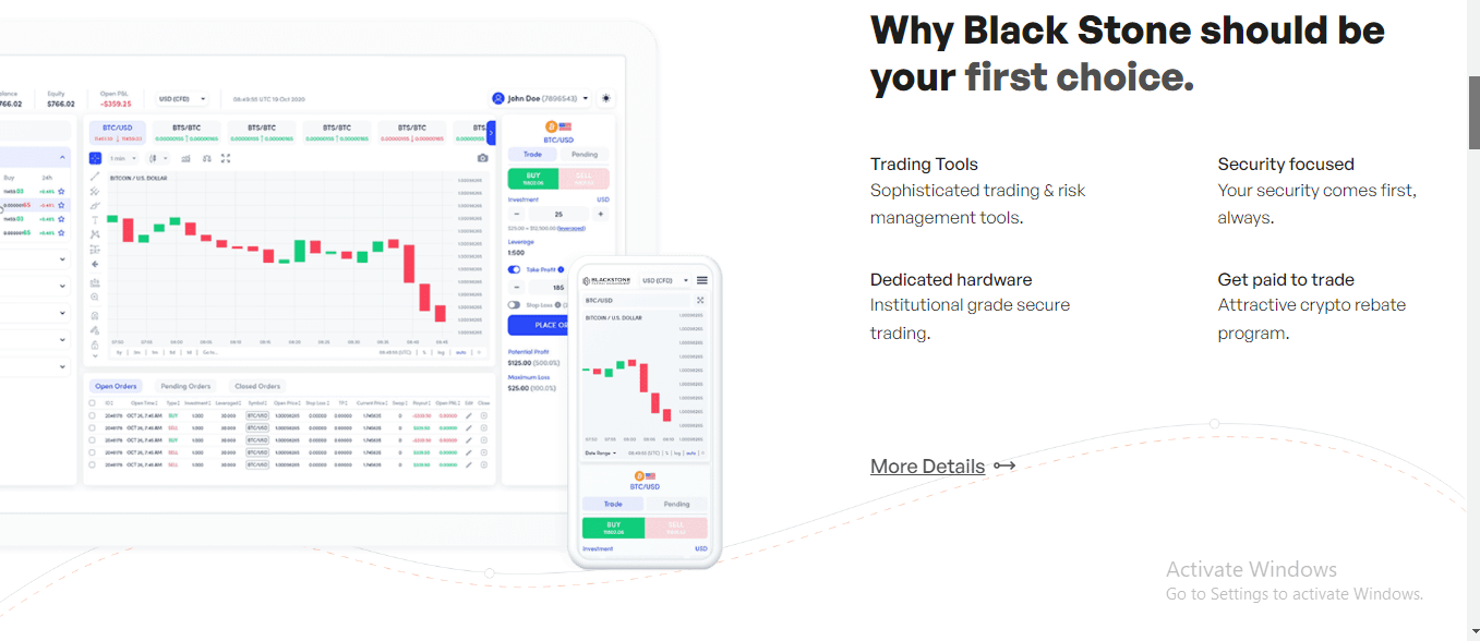 If you have been scammed and you are looking for ways to recover your money from Black Stone, visit the Zorya Capital website